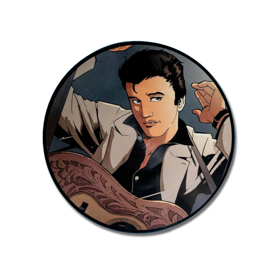 Elvis Presley (1956 Self-Titled Album) Limited Edition Picture Disc Vinyl LP & Book - Image 2