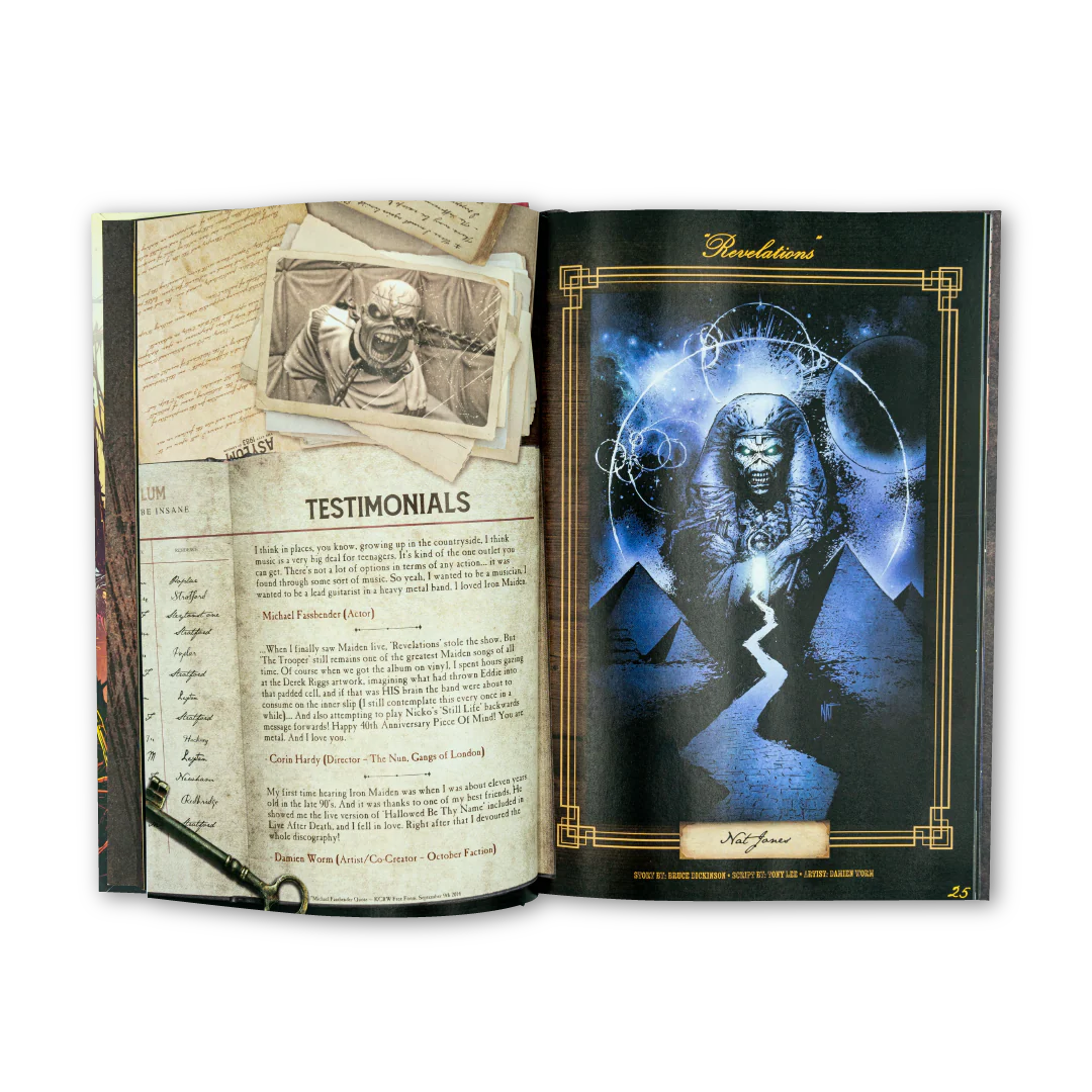 Iron Maiden: Piece Of Mind - "The Trooper" Special Edition II Hardcover Bundle - Image 3